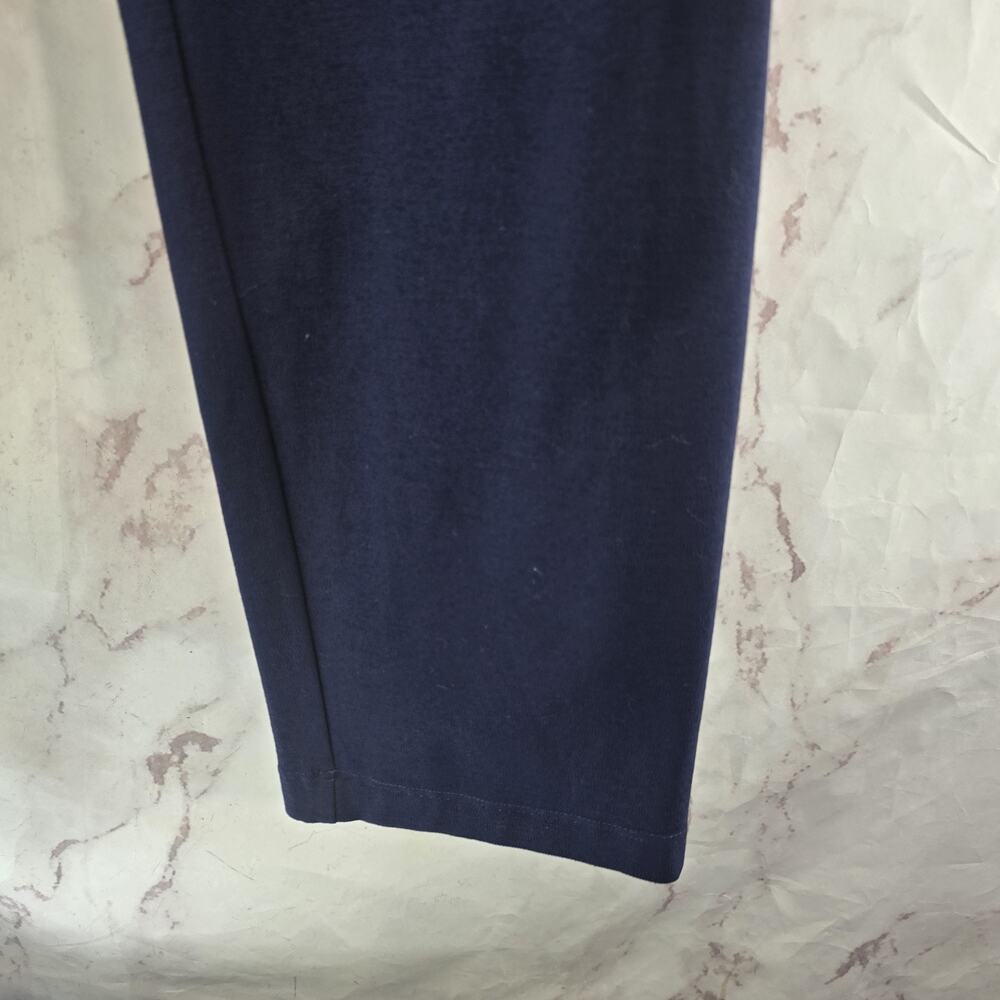 Eileen Fisher Pants Womens XL Navy Blue Stretch Pull On High Rise Crepe Viscose - Picture 4 of 12